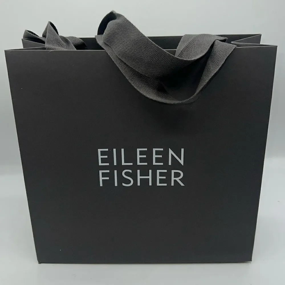 EILEEN FISHER Gray Paper Shopping Bag